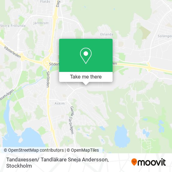 Tandaxessen/ Tandläkare Sneja Andersson map