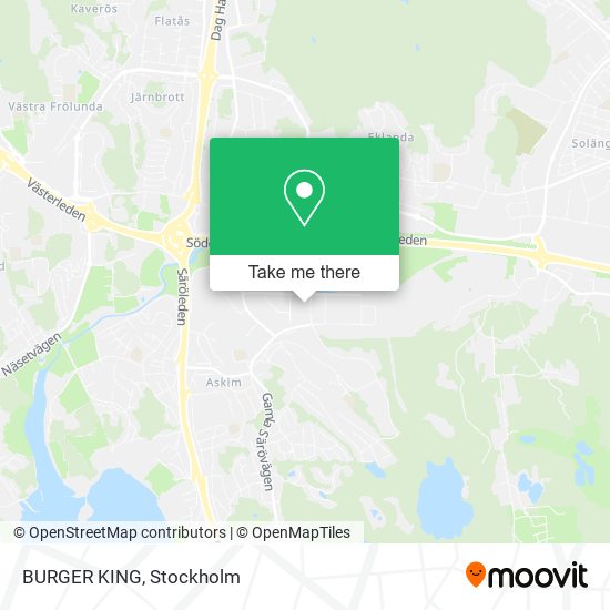 BURGER KING map