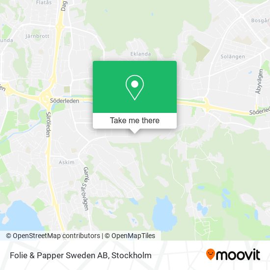 Folie & Papper Sweden AB map