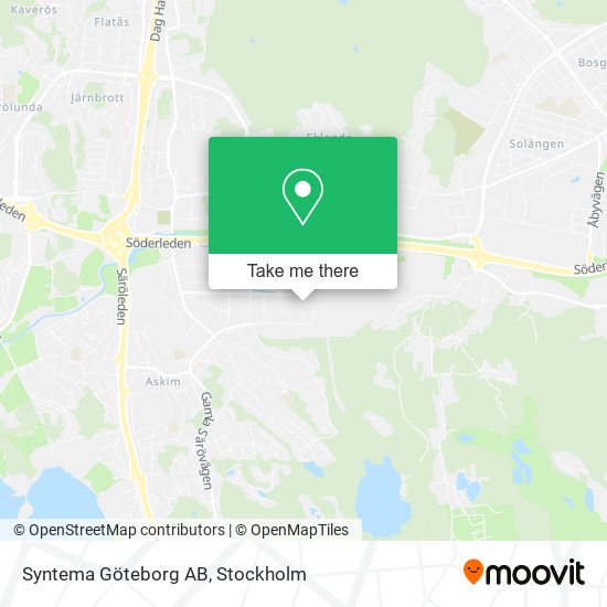 Syntema Göteborg AB map