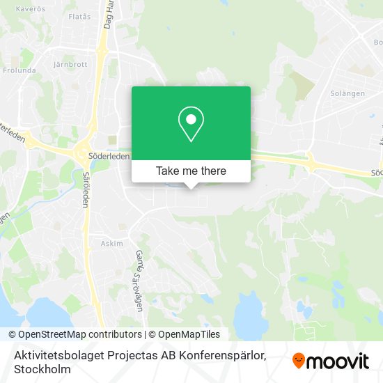 Aktivitetsbolaget Projectas AB Konferenspärlor map