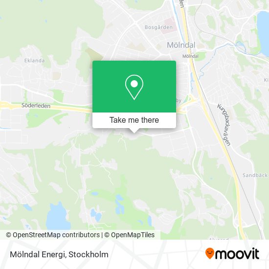 Mölndal Energi map