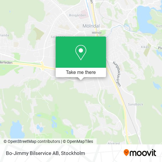 Bo-Jimmy Bilservice AB map
