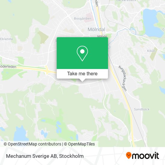 Mechanum Sverige AB map