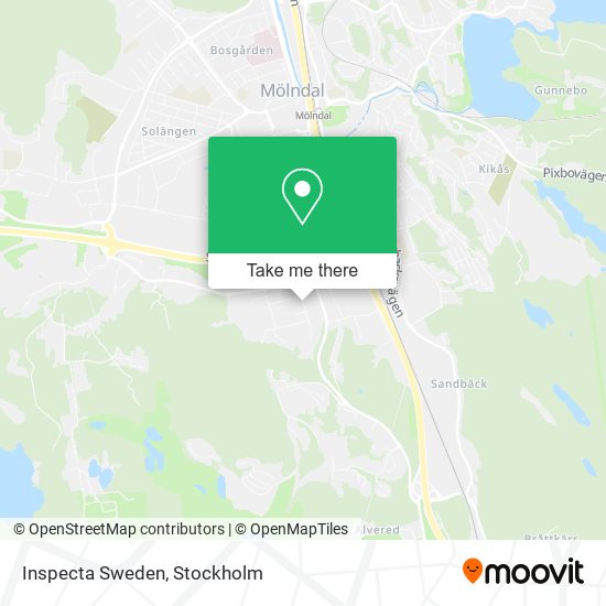 Inspecta Sweden map