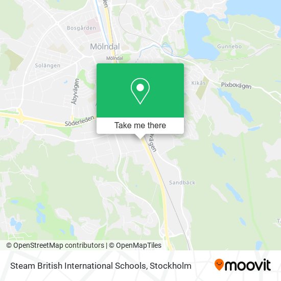 Steam British International Schools map