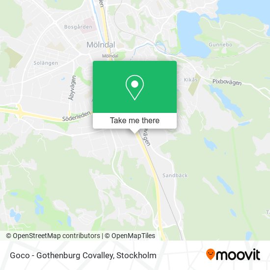 Goco - Gothenburg Covalley map