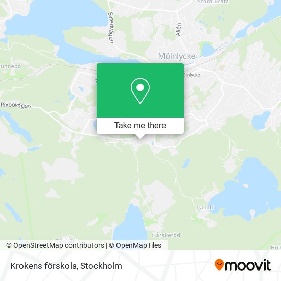 Krokens förskola map