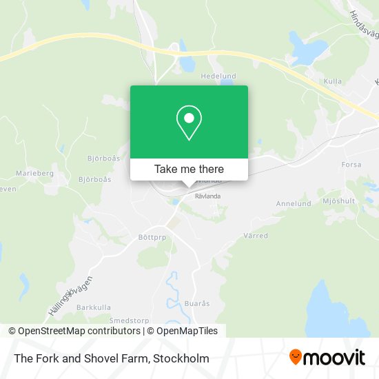 The Fork and Shovel Farm map