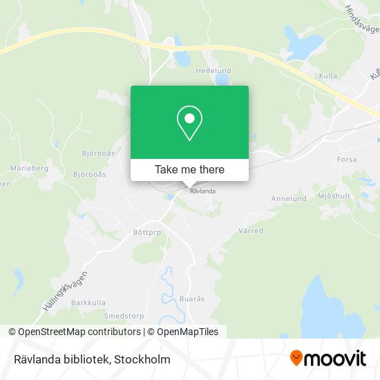 Rävlanda bibliotek map