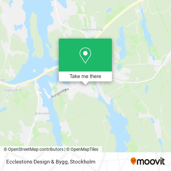 Ecclestons Design & Bygg map