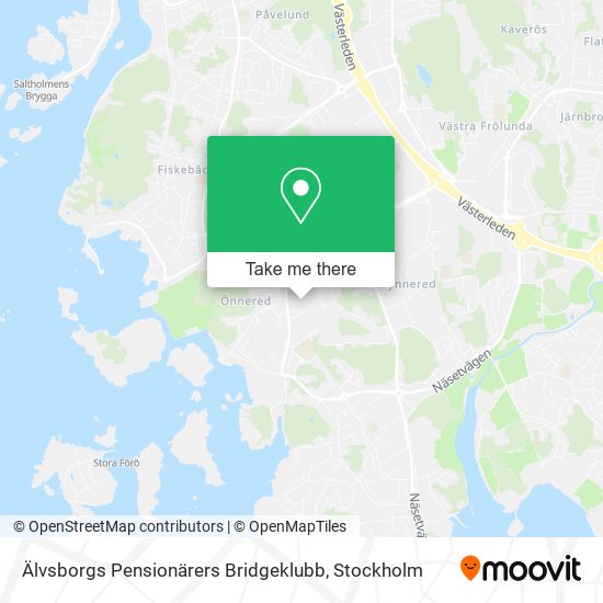Älvsborgs Pensionärers Bridgeklubb map