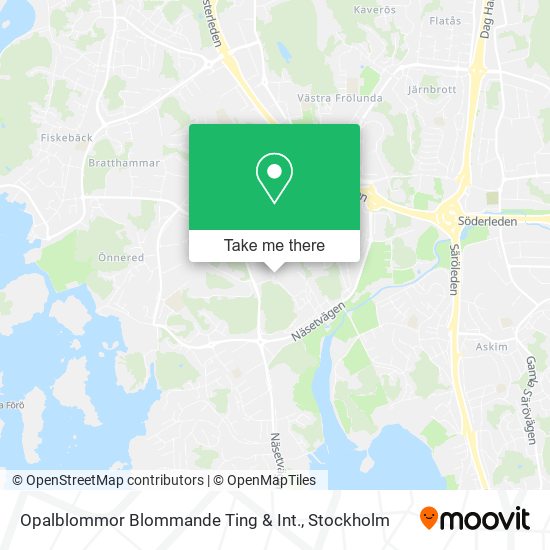 Opalblommor Blommande Ting & Int. map