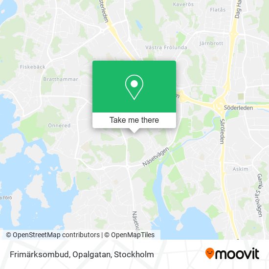 Frimärksombud, Opalgatan map