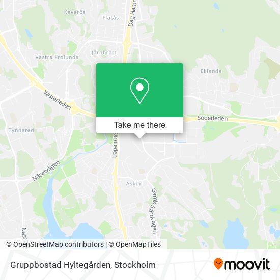 Gruppbostad Hyltegården map