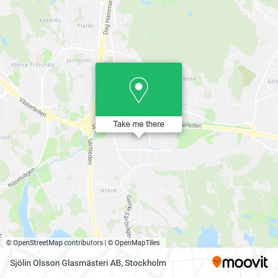 Sjölin Olsson Glasmästeri AB map