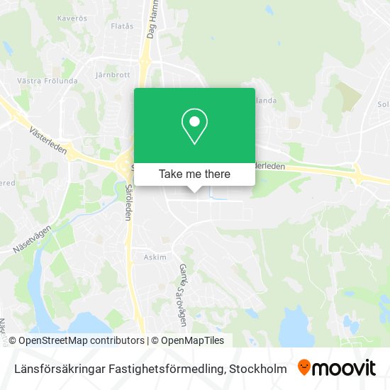 Länsförsäkringar Fastighetsförmedling map