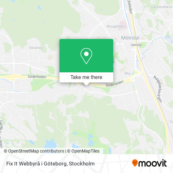 Fix It Webbyrå i Göteborg map