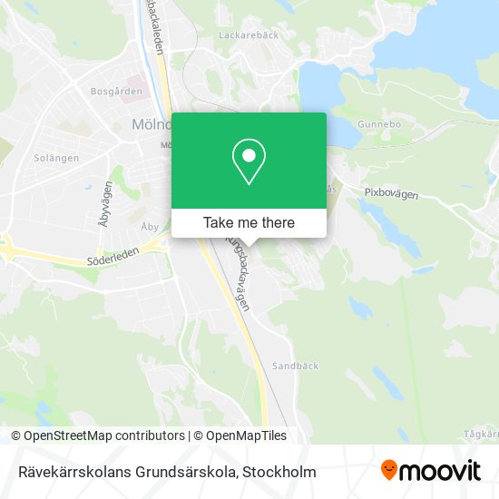 Rävekärrskolans Grundsärskola map