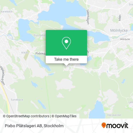 Pixbo Plåtslageri AB map