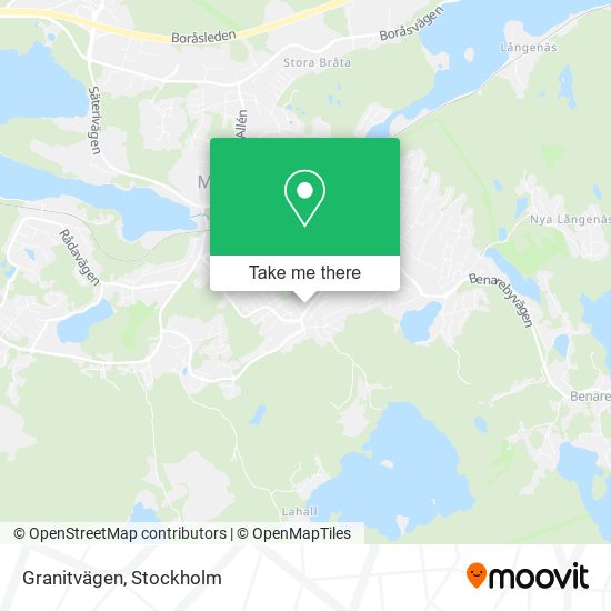 Granitvägen map