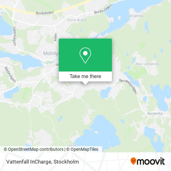 Vattenfall InCharge map