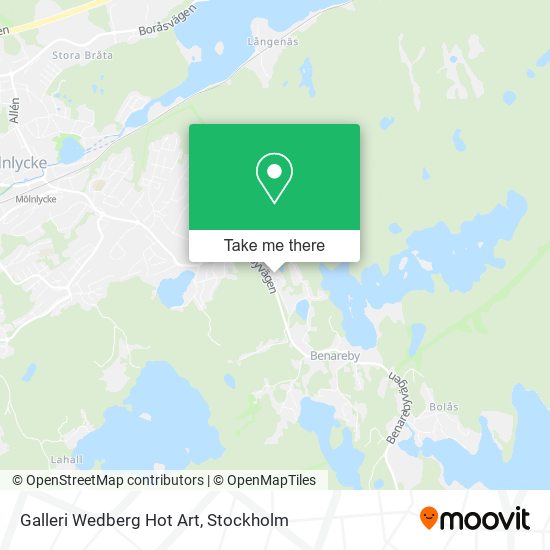 Galleri Wedberg Hot Art map