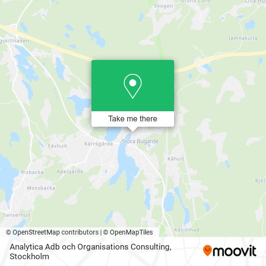 Analytica Adb och Organisations Consulting map