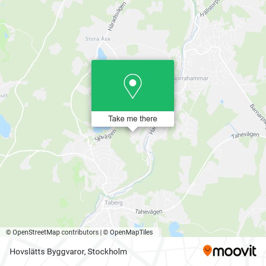 Hovslätts Byggvaror map