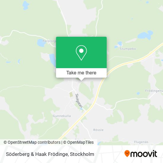 Söderberg & Haak Frödinge map