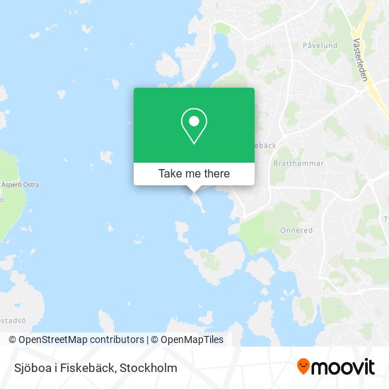 Sjöboa i Fiskebäck map