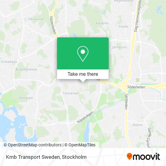 Kmb Transport Sweden map