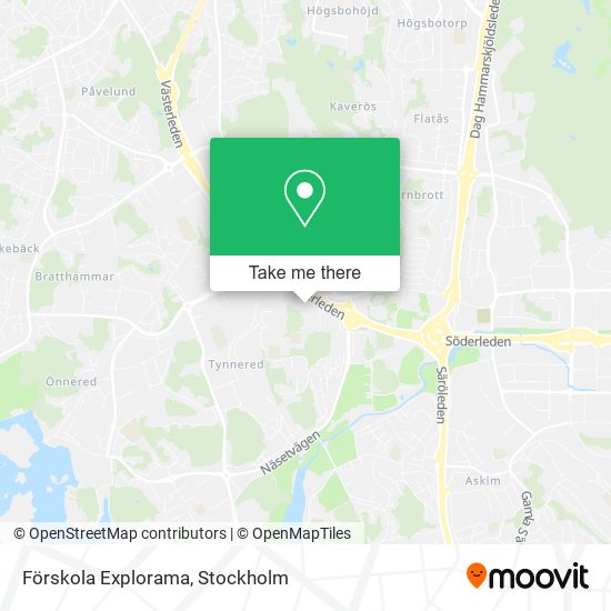 Förskola Explorama map