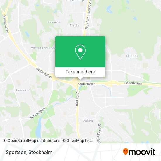 Sportson map