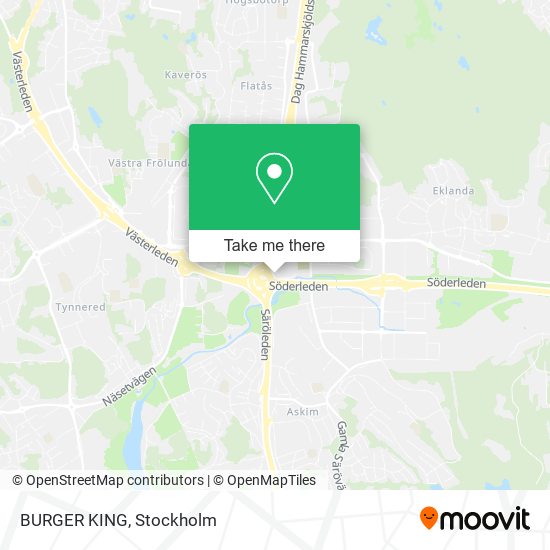 BURGER KING map