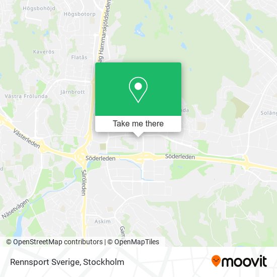 Rennsport Sverige map