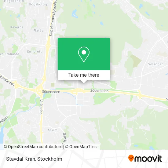 Stavdal Kran map