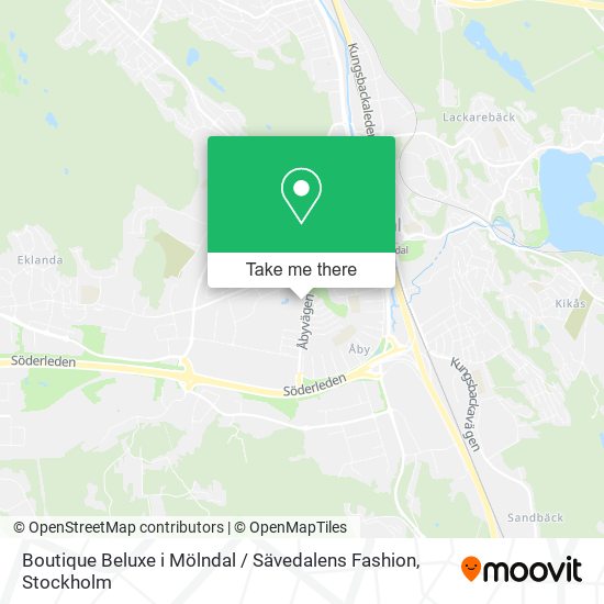 Boutique Beluxe i Mölndal / Sävedalens Fashion map