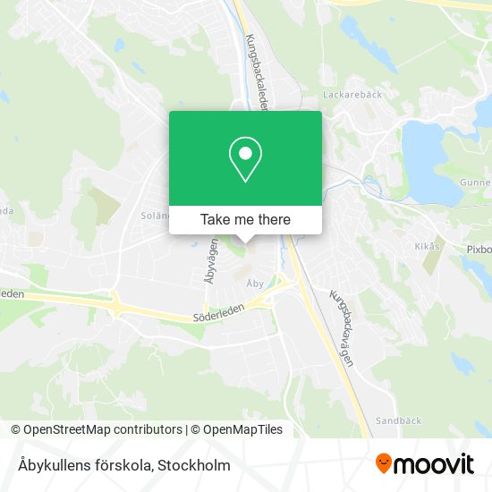 Åbykullens förskola map