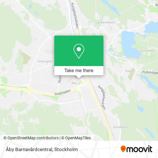 Åby Barnavårdcentral map