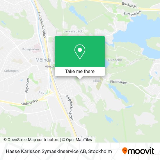 Hasse Karlsson Symaskinservice AB map