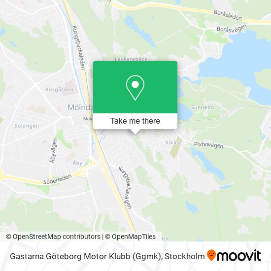 Gastarna Göteborg Motor Klubb (Ggmk) map