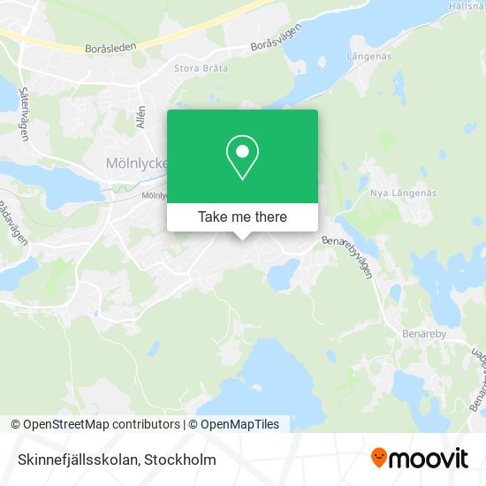 Skinnefjällsskolan map