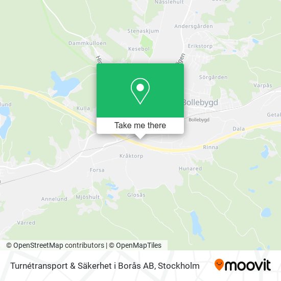 Turnétransport & Säkerhet i Borås AB map