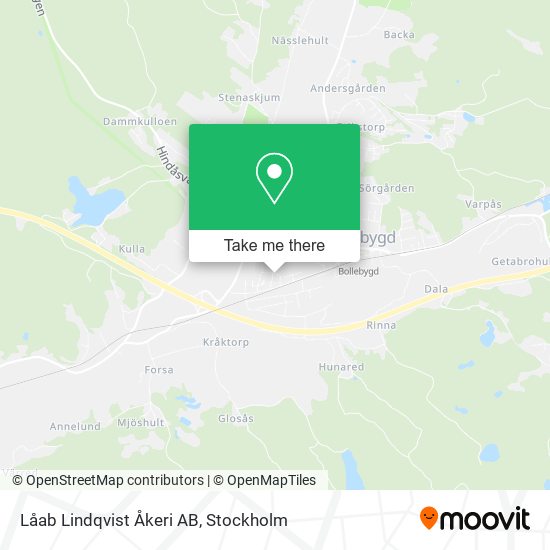 Låab Lindqvist Åkeri AB map