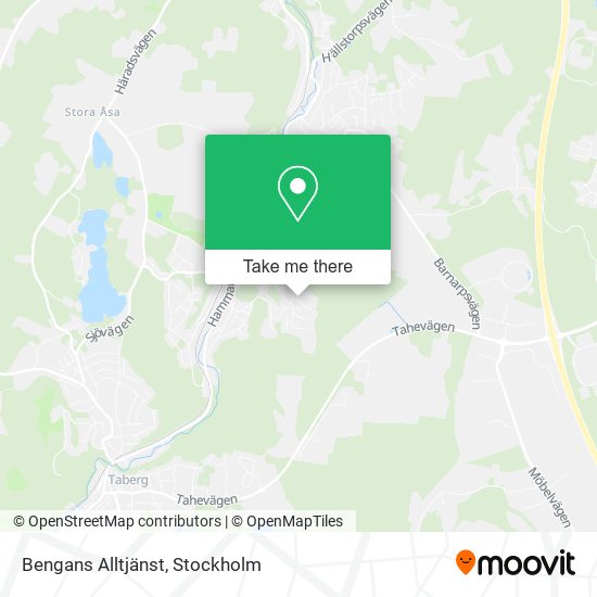 Bengans Alltjänst map