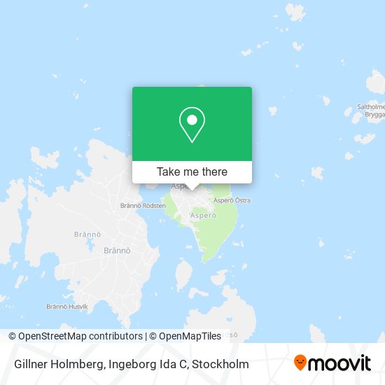 Gillner Holmberg, Ingeborg Ida C map