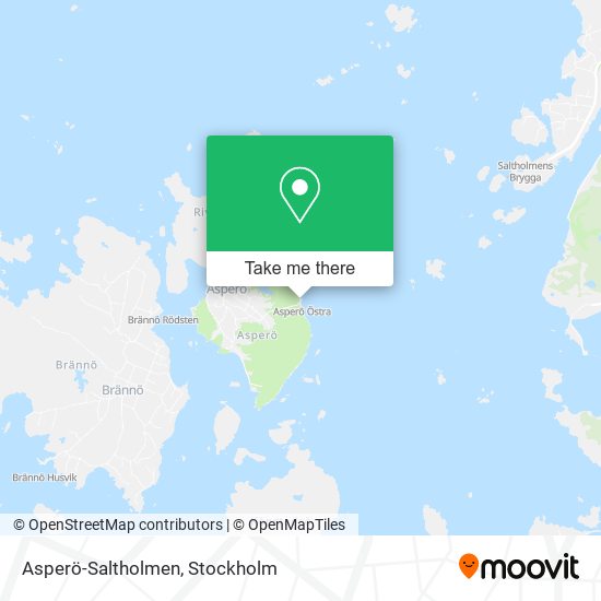 Asperö-Saltholmen map