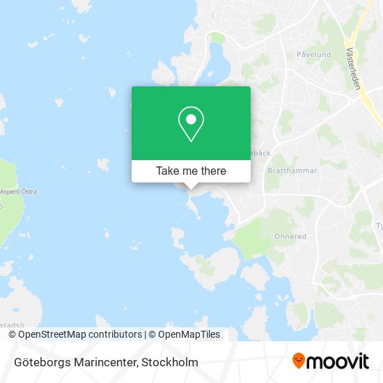 Göteborgs Marincenter map