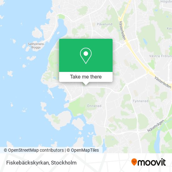 Fiskebäckskyrkan map